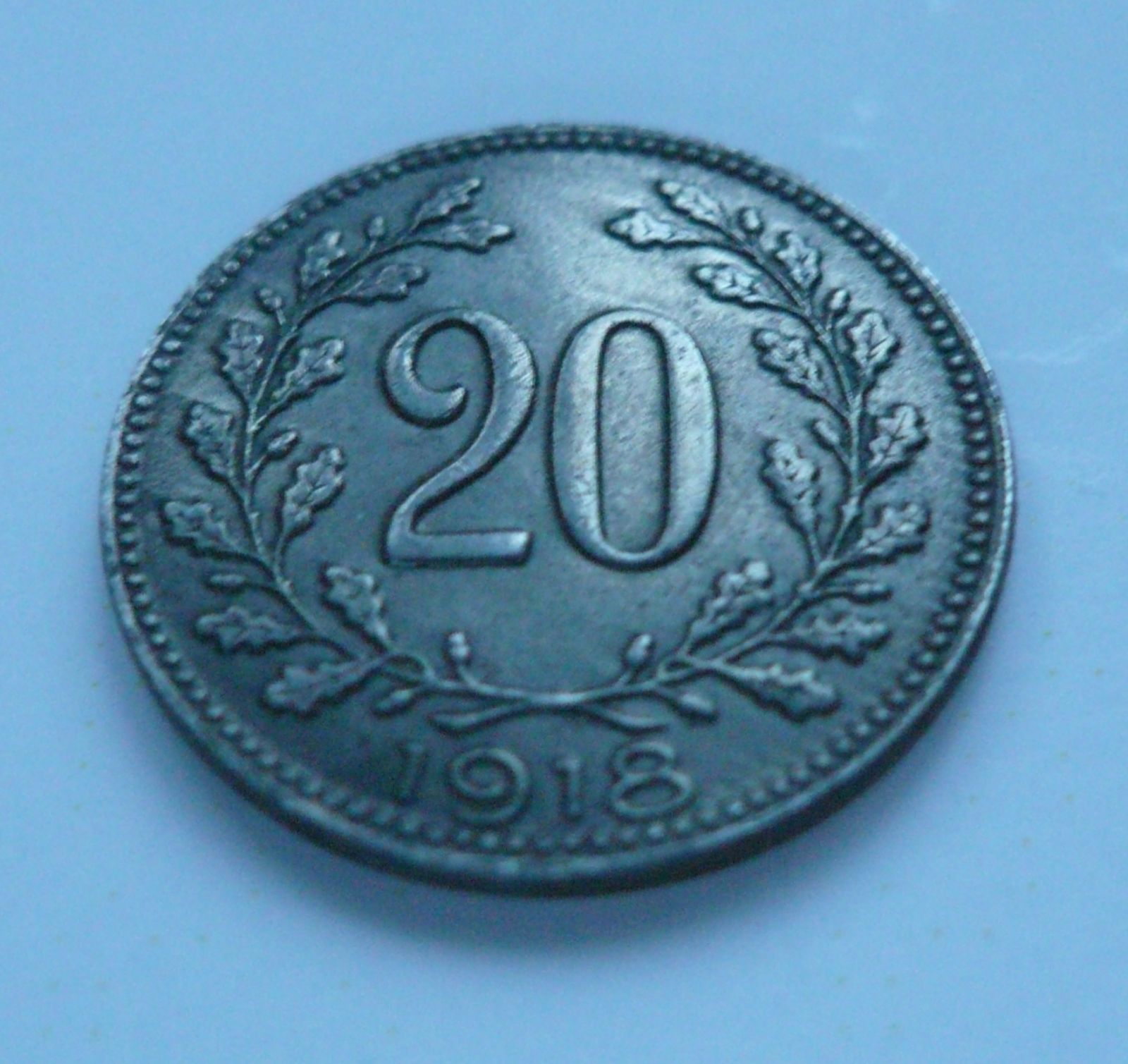 20 Haléř, 1918, Rakousko