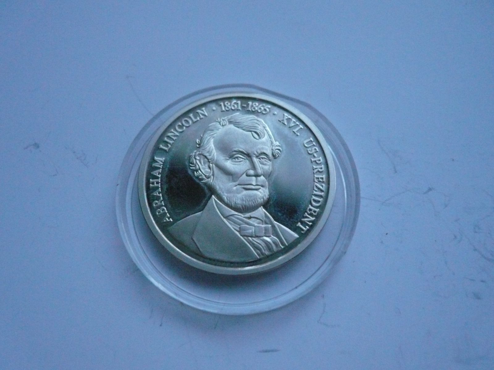 Ag medaile - prezident Lincoln, USA