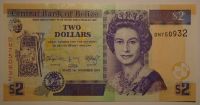 Belize 2 Dollars 2014