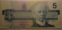 Kanada 5 Dollars 1986