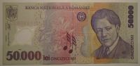 Rumunsko 50 000 Lei 2001