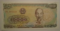 Vietnam 1 000 Dong Hočimin