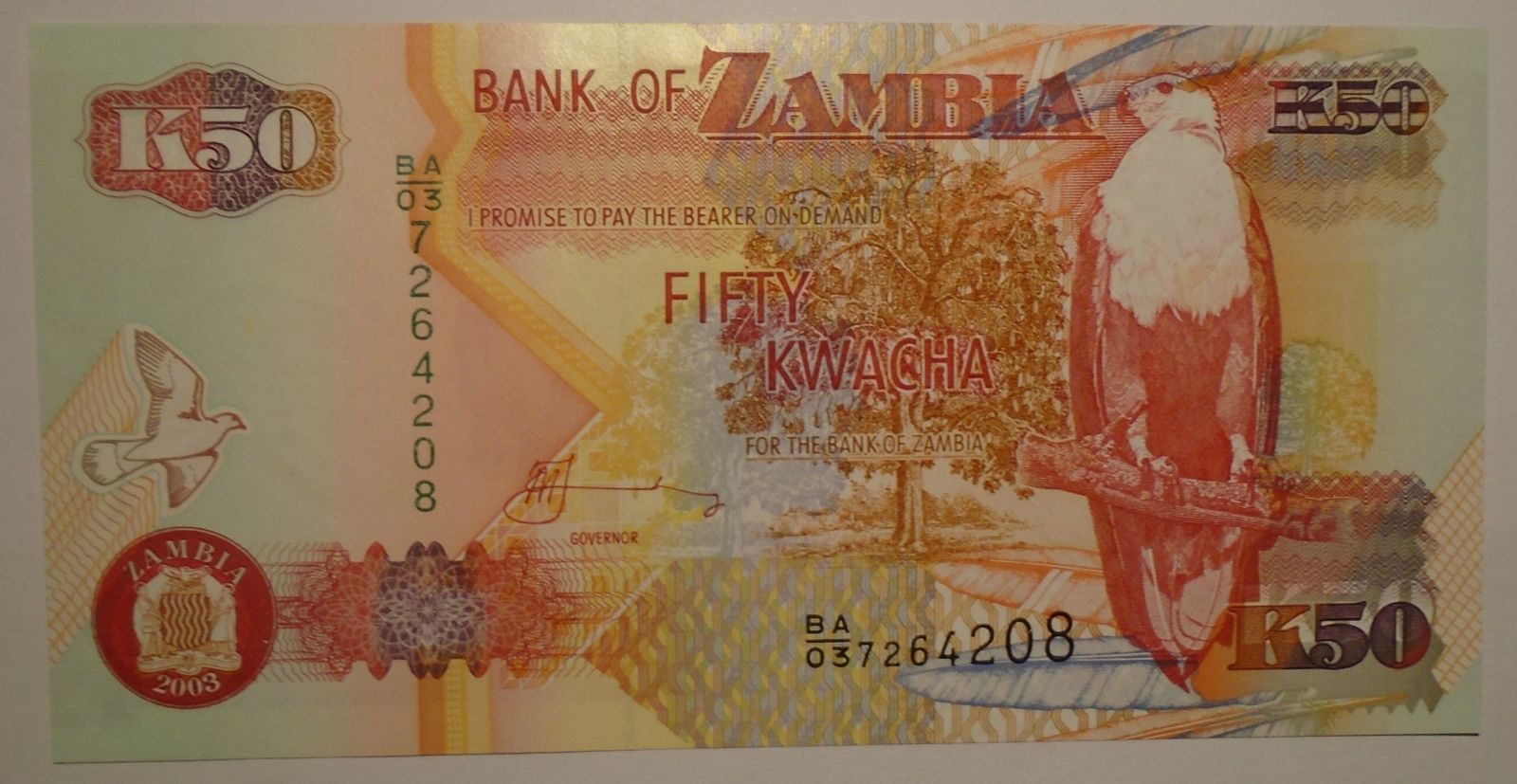 Zambie 50 Kwacha 2003