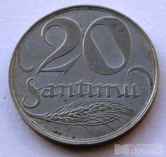 Lotyšsko 20 Santim 1922
