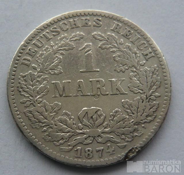 Německo 1 Marka 1874 G
