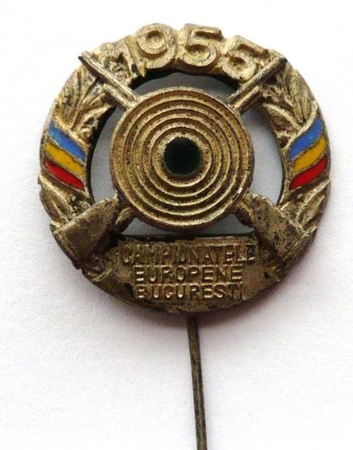 Rumunsko střelecký smaltov. Odznak 1955