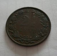 2 1/2 Cent, 1890, Holandsko