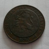 2 1/2 Cent, 1890, Holandsko