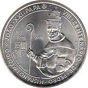 5 Euro(2005-Portugalsko), stav 0/0, papež