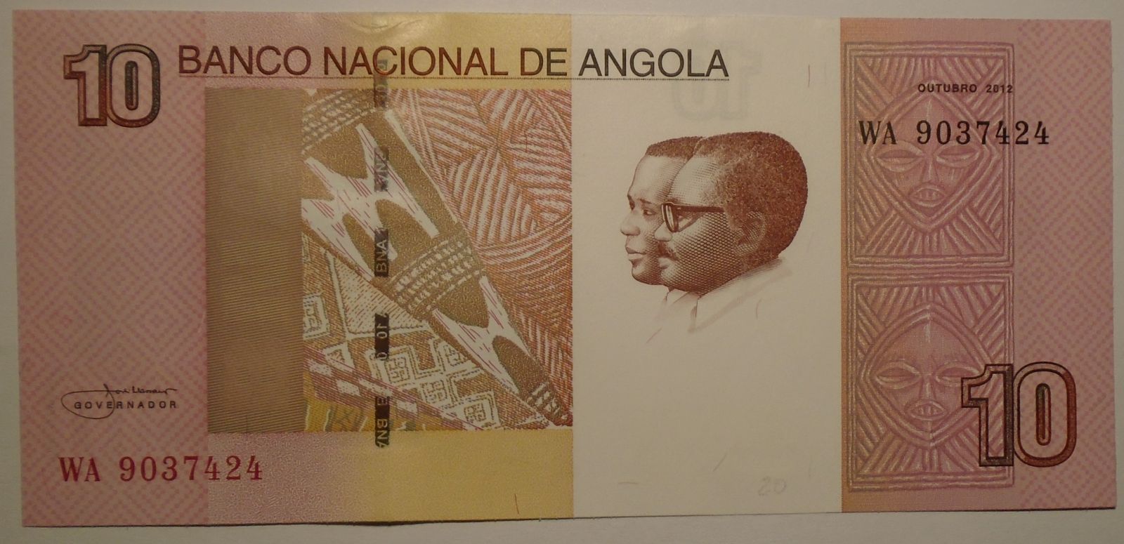 Angola 10 Kwanzas 2012