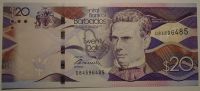 Barbados 20 Dollars 2013