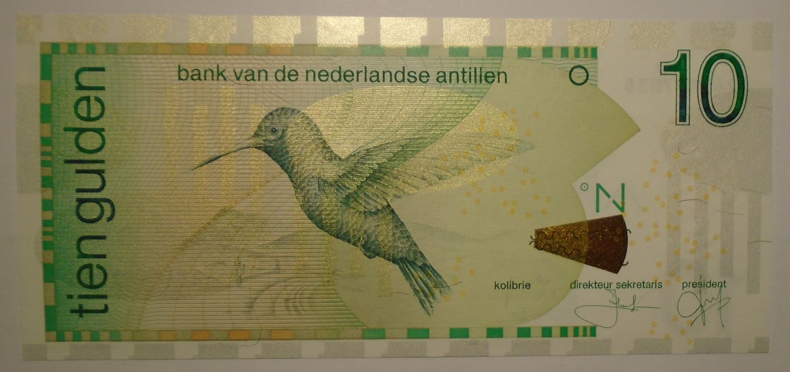 Holandské Antily 10 Gulden 2014