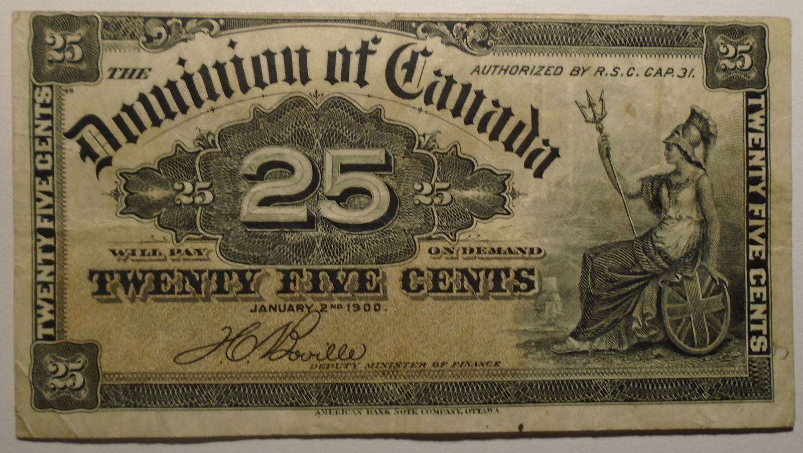 Kanada 25 Cent 1900