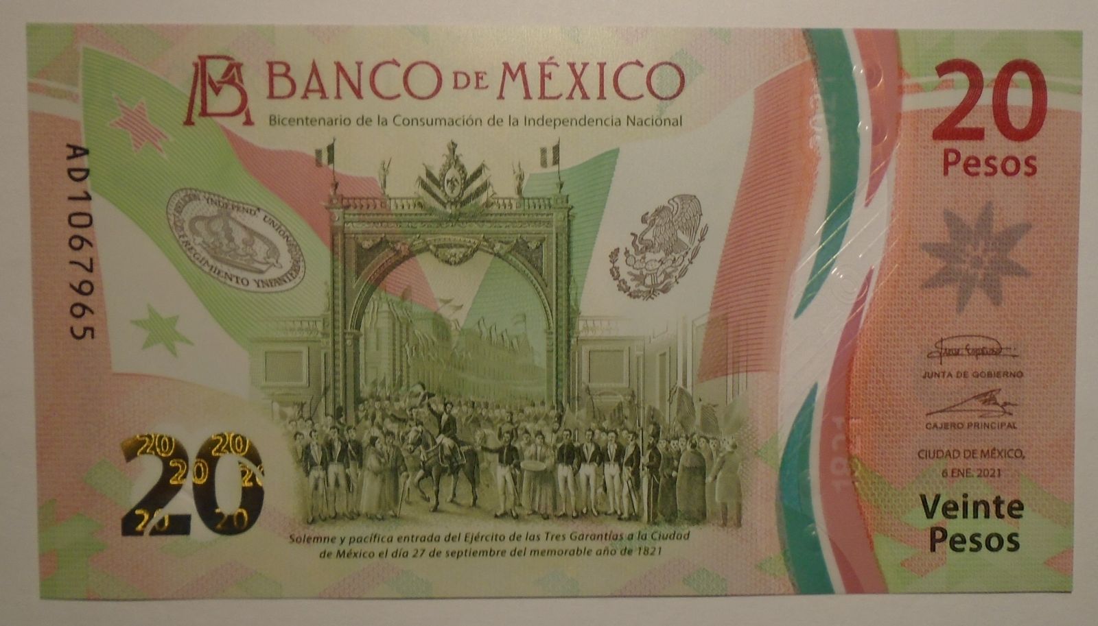 Mexiko 20 Pesos 2021