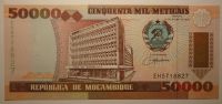 Mozambik 50 000 Meticais 1993