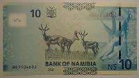Namibie 10 Namibij Dolallars 2021