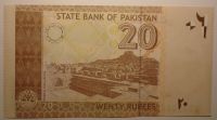 Pakistán 20 Rupií hnědá