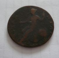 1/2 Penny, 1773, Jiří III., Anglie