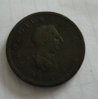 1/2 Penny, 1806, Jiří III., Anglie