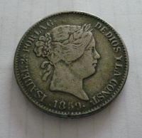 20 Real, 1859, KOPIE, Španělsko