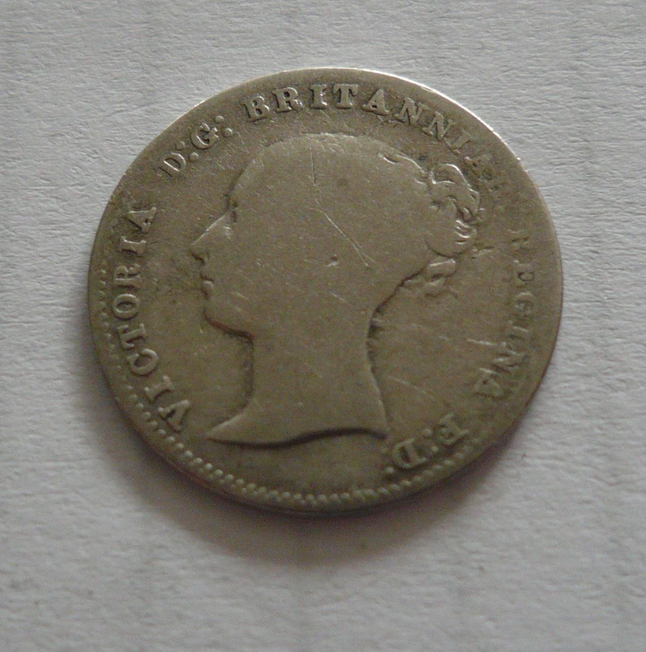 3 Pence 1868, Viktorie Anglie