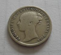 3 Pence 1870, Viktorie, Anglie