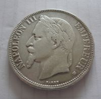 5 Frank, 1869, Napoleon III., Francie
