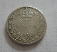 6 Pence 1889, Viktorie, Anglie