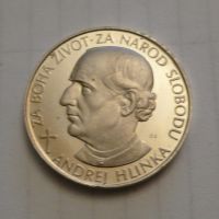 Andrej Hlinka, postříbřená medaile, Slovensko
