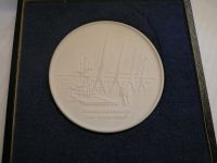 Karl-Marx-Stadt, porcelán medaile + orig.etue, NDR