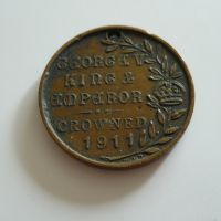 korunovační žeton 1911, dirka, Velká Británie