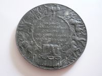 medaile Zn, na založení ND v Praze, ?75mm, Čechy