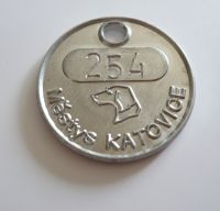 městys Katovice, psí známka, ČSR