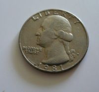 1/4 Dollar, 1981, USA