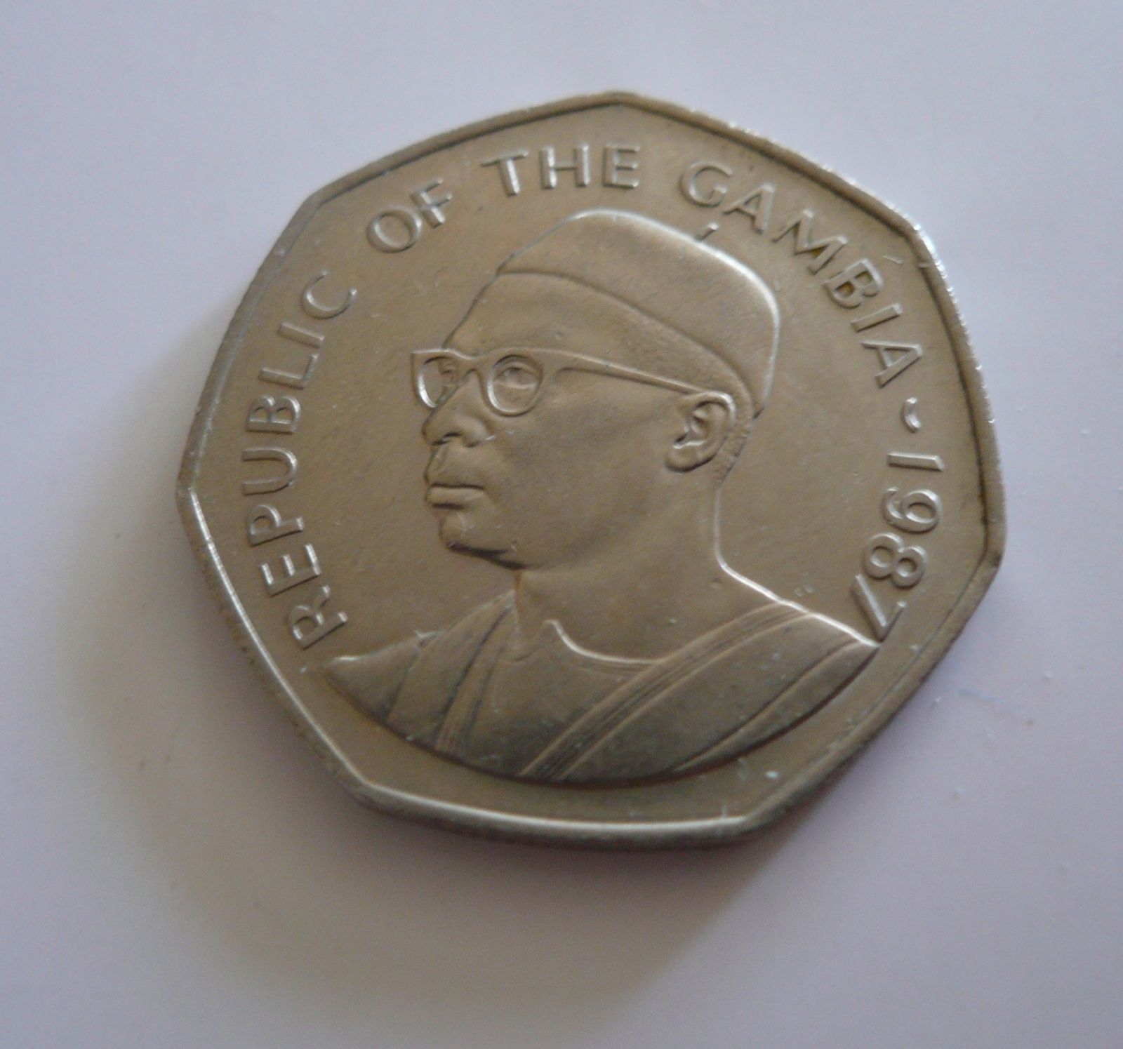 1 Dalasi, 1987, Gambie