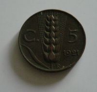 5 Cent, 1921, Itálie