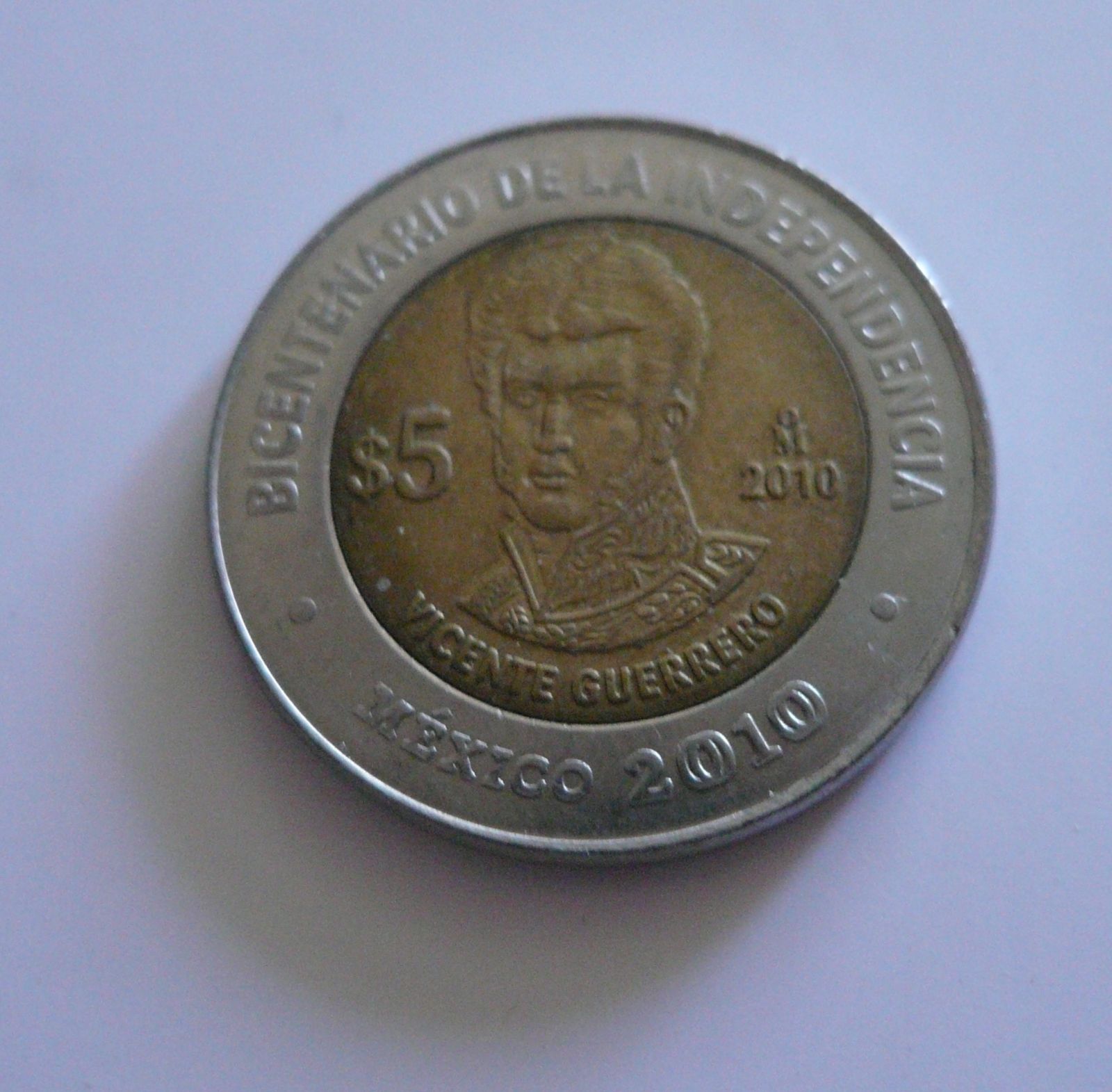 5 Peso, 2010, Mexiko
