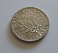 50 Centimes, 1916, Francie