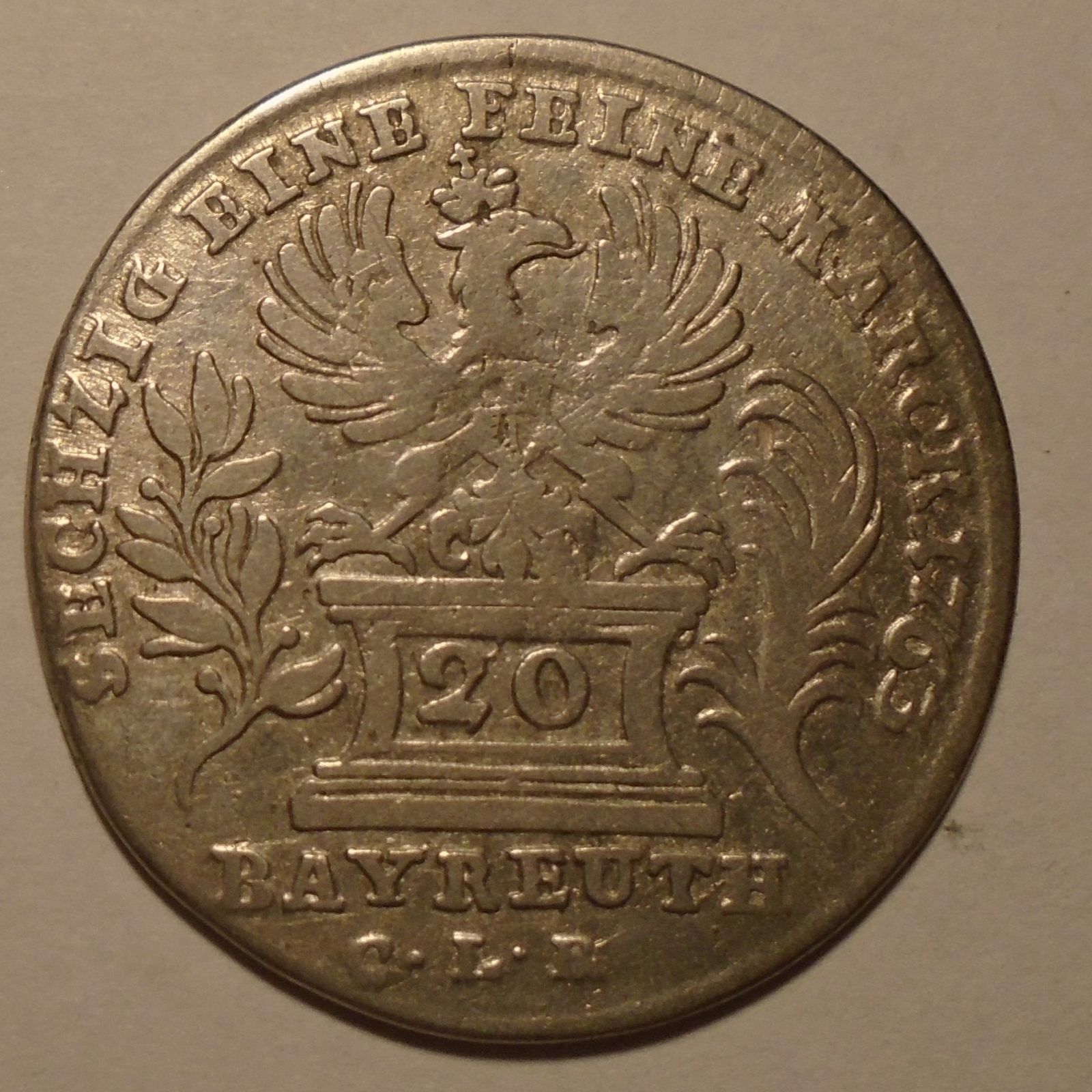 Brandenburg 20 Krejcar 1763