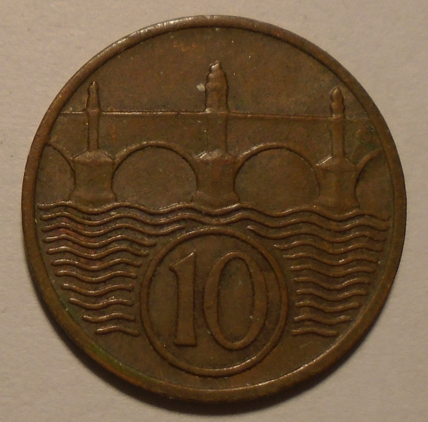 ČSR 10 Haléř 1936