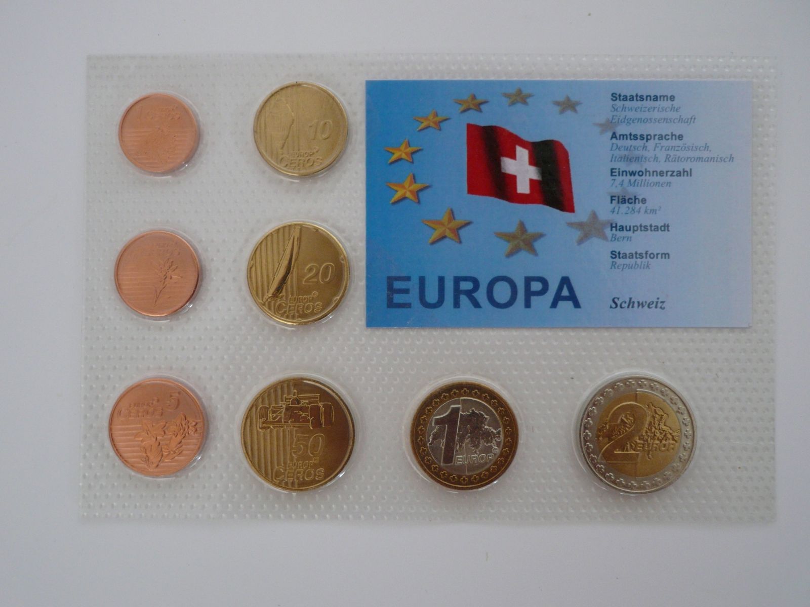 sada mincí Švýcarsko