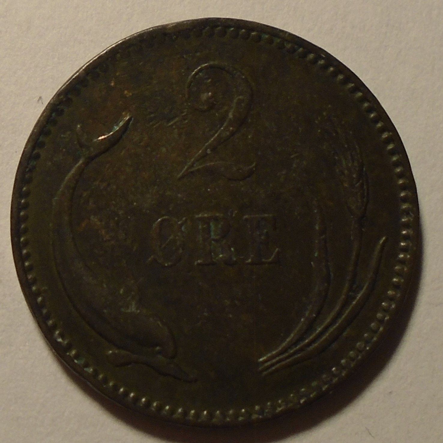 Dánsko 2 Ore 1889