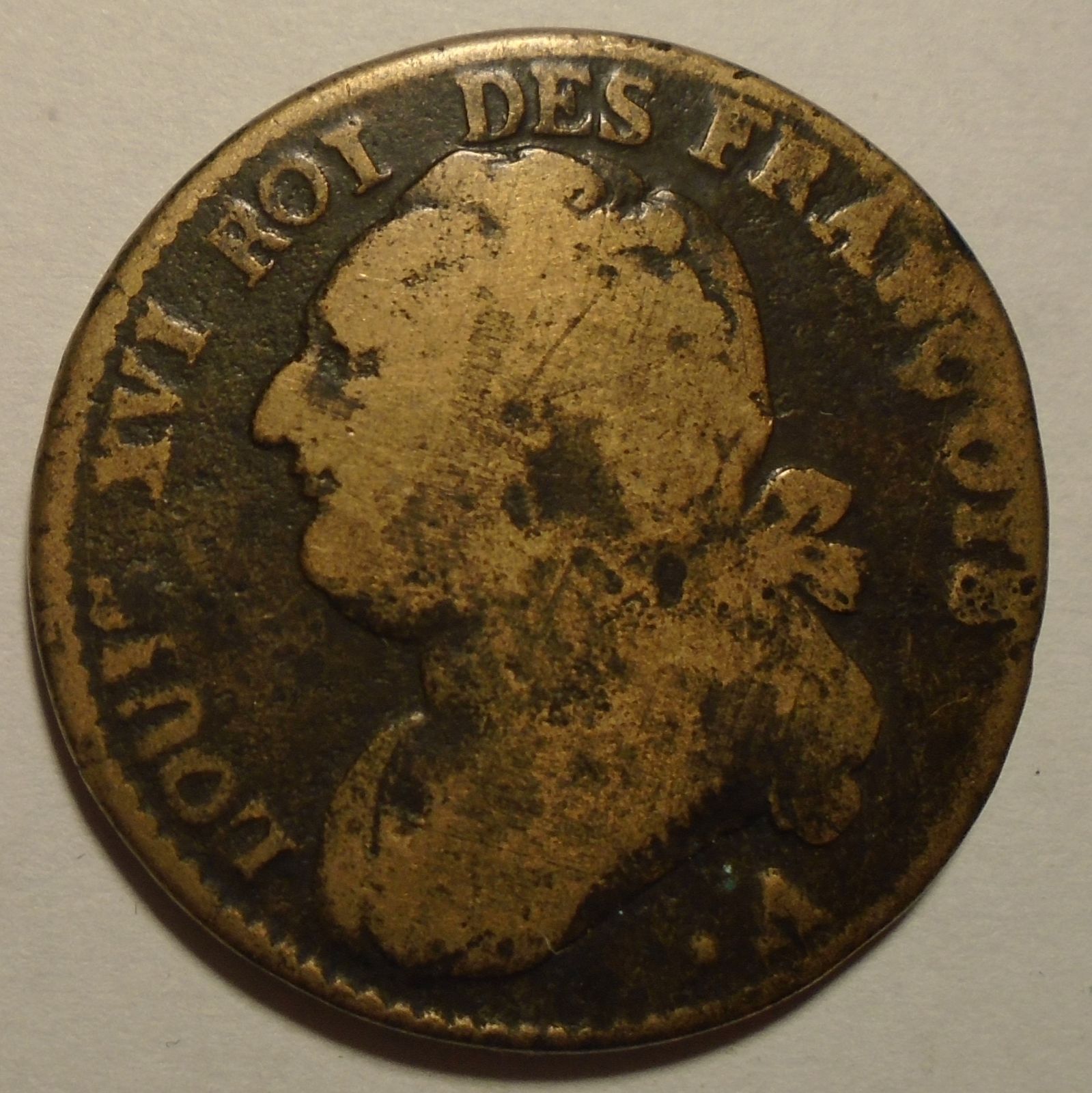 Francie 12 Denier 1791