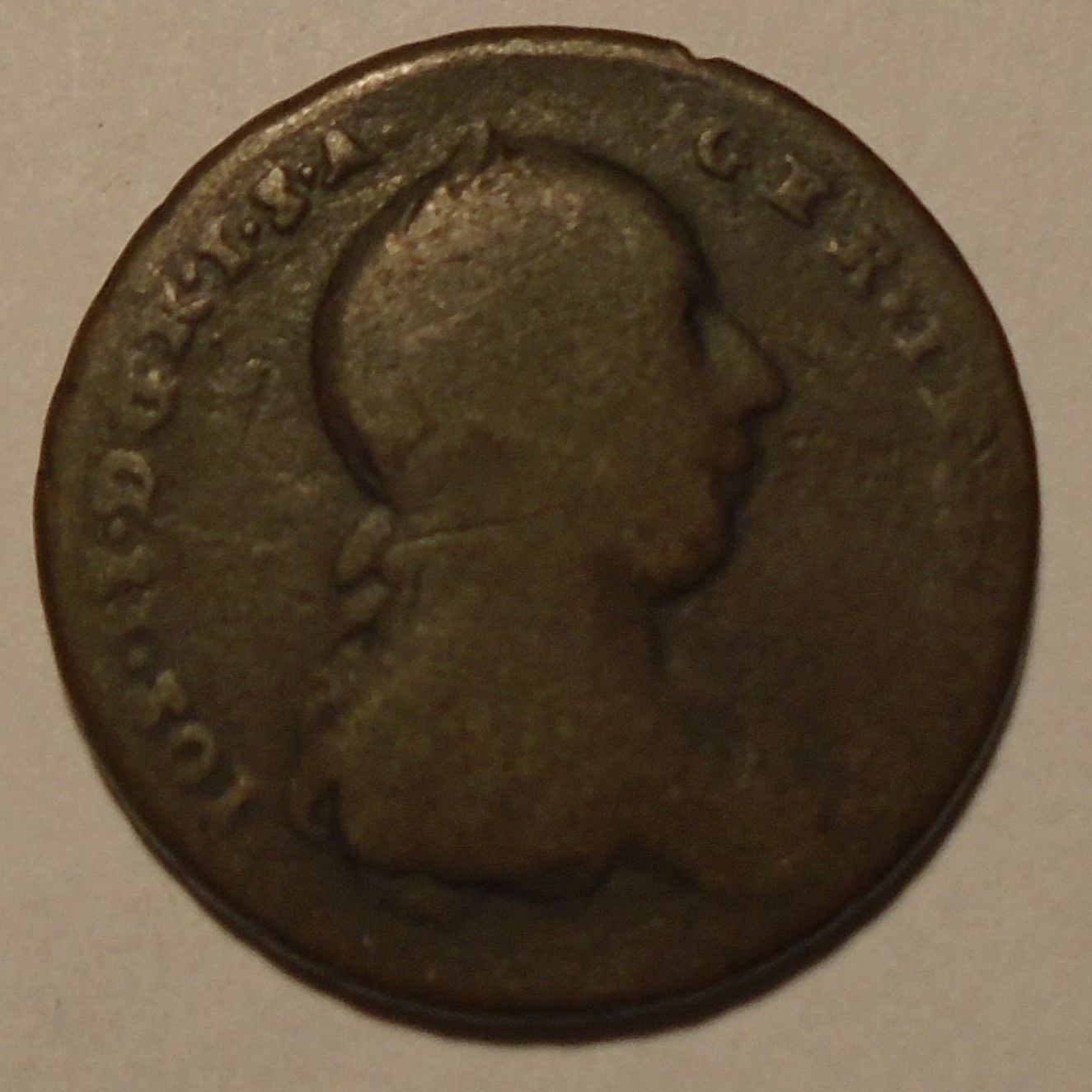 Rakousko 1/2 Krejcar Josef II. 1772