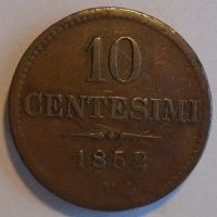 Rakousko 10 Centesimi 1852