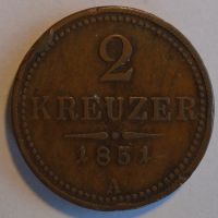 Rakousko 2 Krejcar 1851