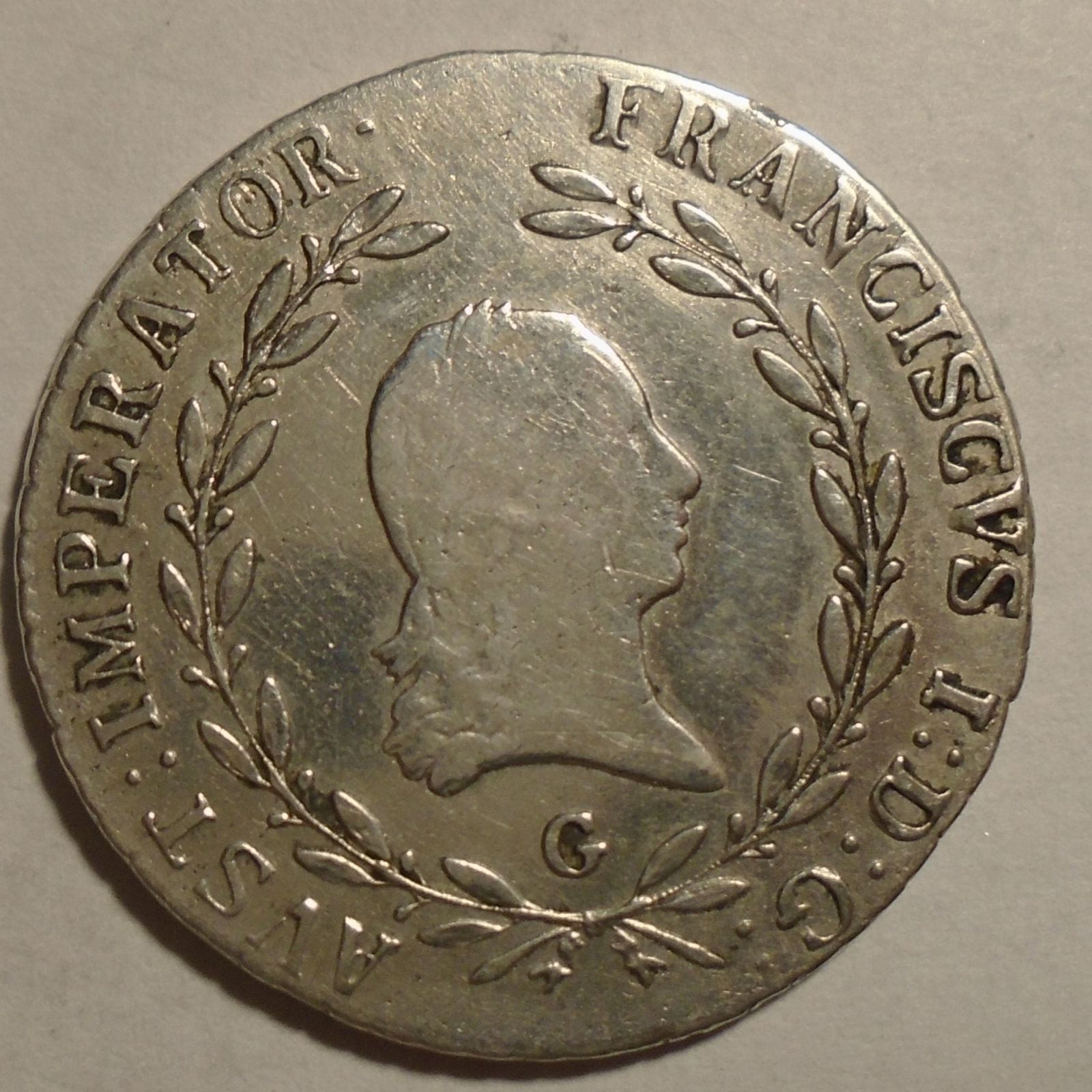 Rakousko 20 Krejcar František II. 1815 G
