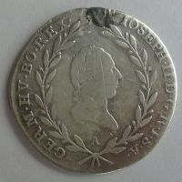 Rakousko 20 Krejcar měl ouško Josef II. 1785 A