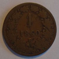 Uhry 1 Krejcar 1860
