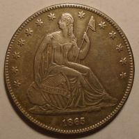 USA 1/2 Dolar 1863 kopie
